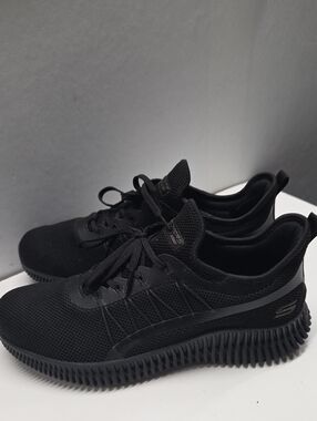 Skechers Bobs Women’s Black Step In Knit Trainers Size 9